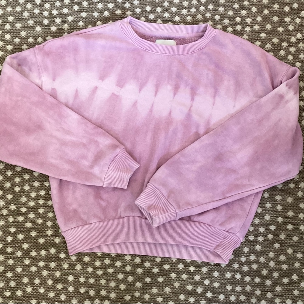 American Eagle Tie dye crop sweatshirt EUC 💖